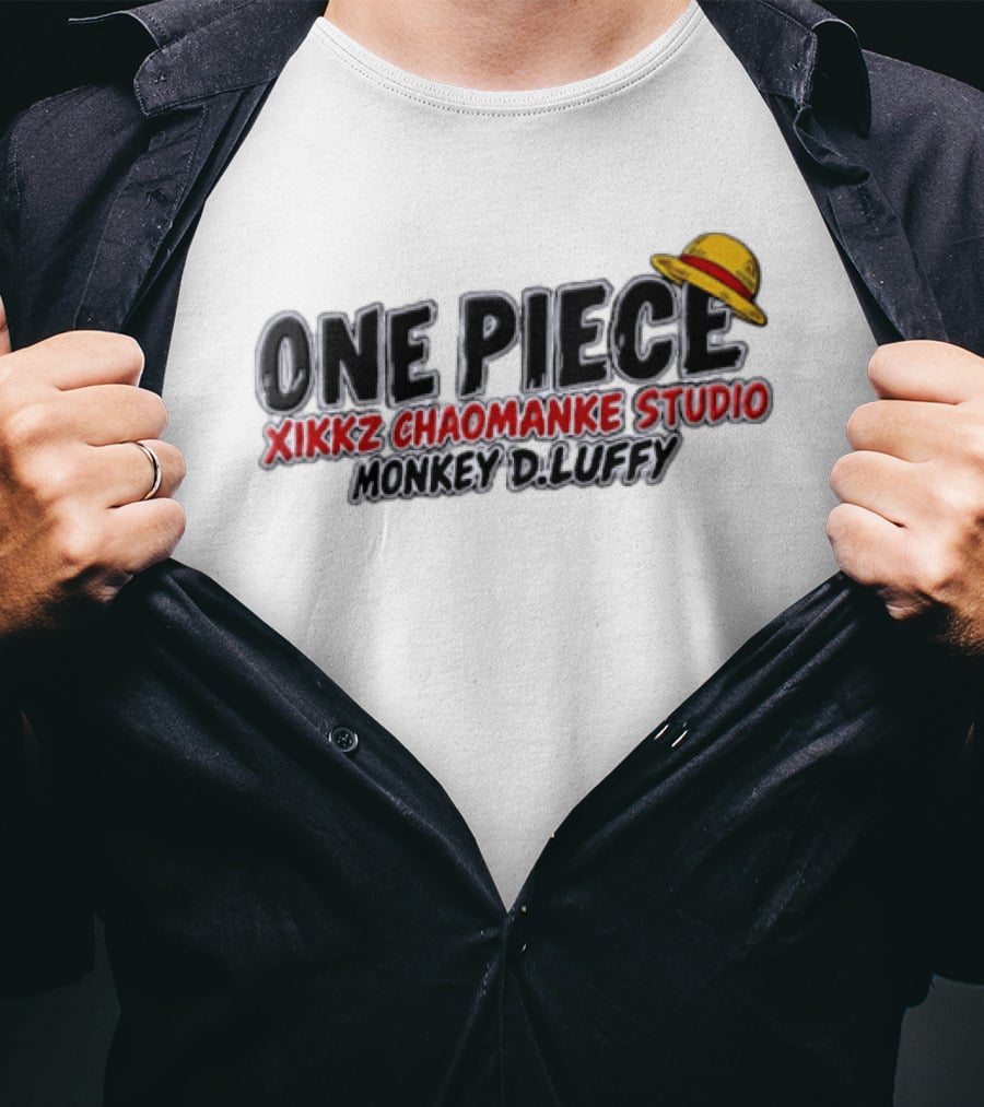 One Piece Xikkz Chaomanke Studio Monkey D Luffy Straw Hat T-Shirt