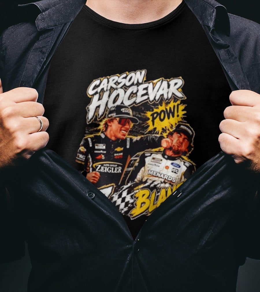 Carson Hocevar Pow Ryan Blaney 77 Menards Racing T-Shirt