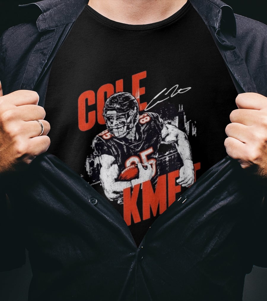 Cole Kmet Chicago Bears Football Iconic Number 85 Sports T-Shirt