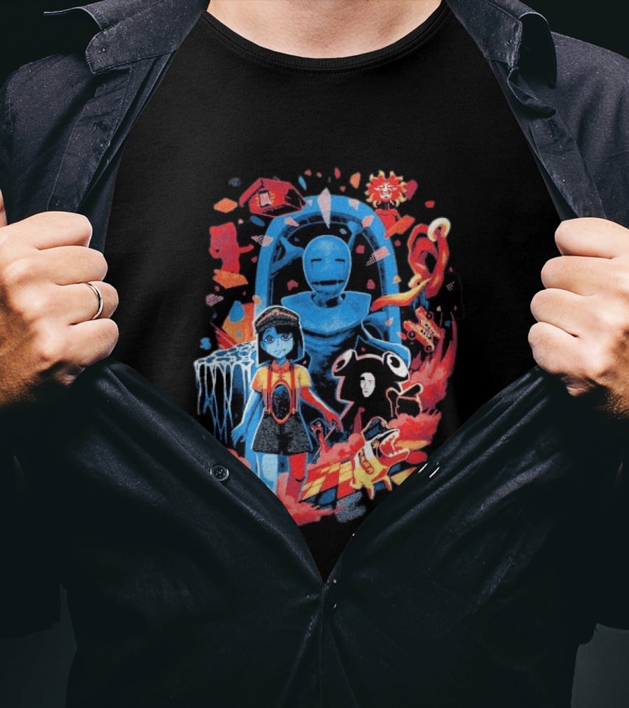 ENA Dream BBQ Lonely Door Character Art And Surreal T-Shirt