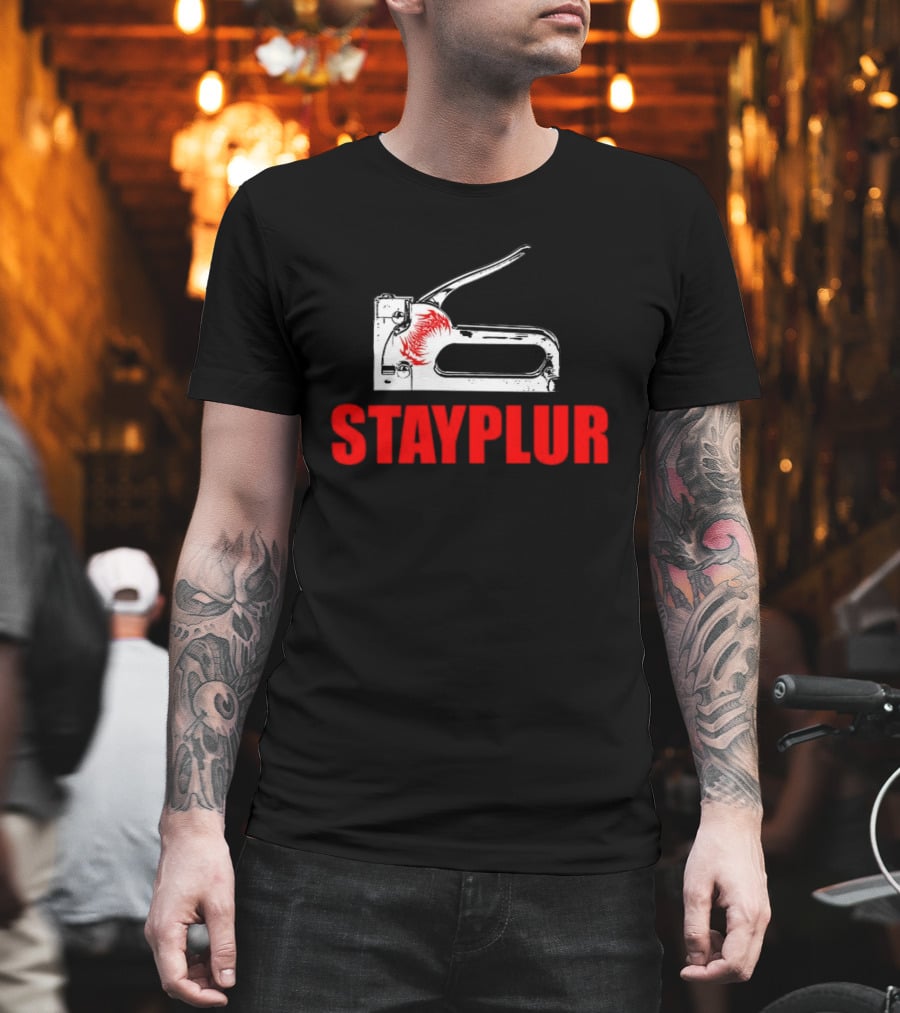 Firehouse666 Stayplur Stapler T-Shirt