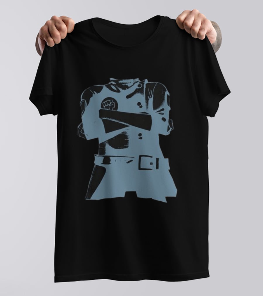 Gorillaz Store Stylo Hood Black Fist T-Shirt
