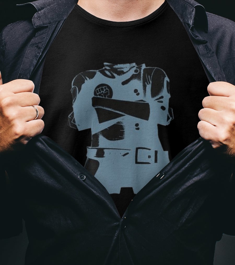 Gorillaz Store Stylo Hood Black Fist T-Shirt