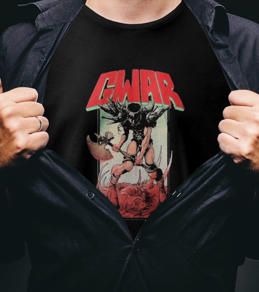 Gwar Balsac The Jaws Of Death Barbaric Warrior Monster T-Shirt