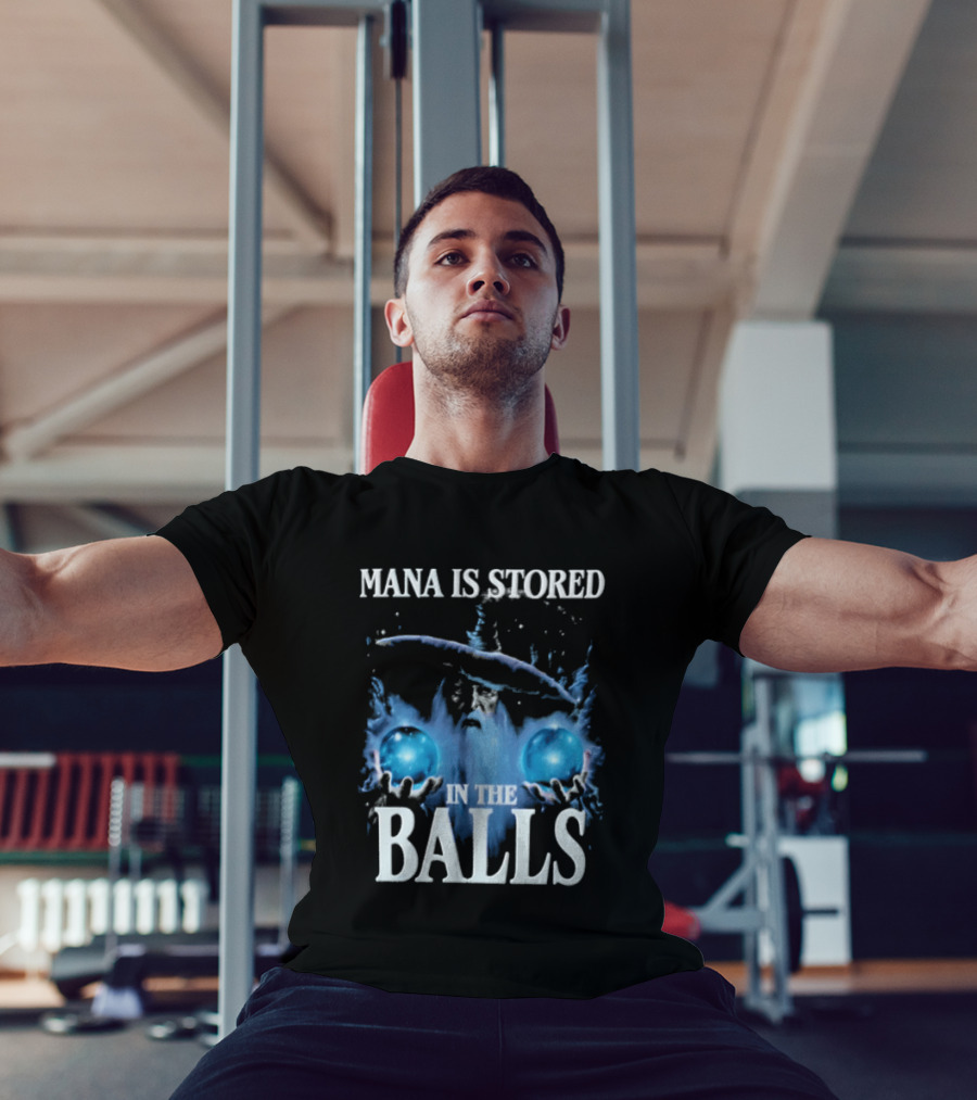 Mana Is Stored In The Balls Ice And Magic T-Shirt