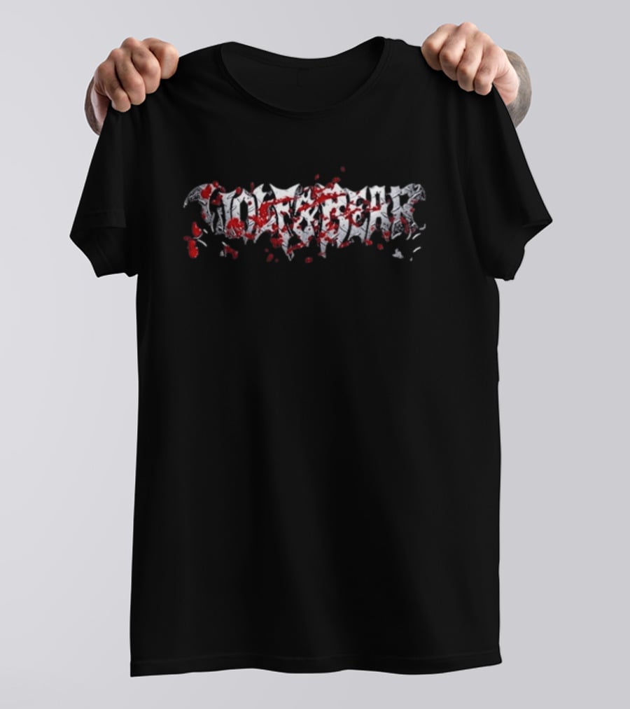 Wolfbear Steel Blood Splatter T-Shirt