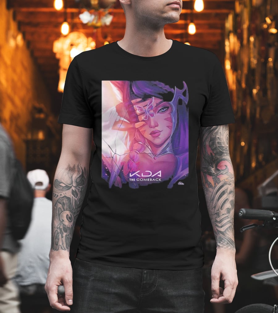 Ahri KDA The Comeback Arcane League Of Legends By Nikkotari T-Shirt