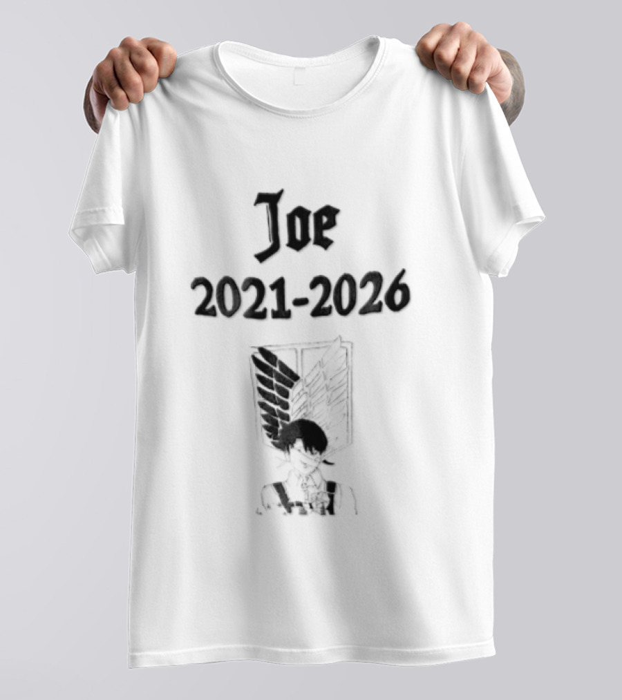 Attack On Titan Joe Wings Shield 2021 2026 T-Shirt
