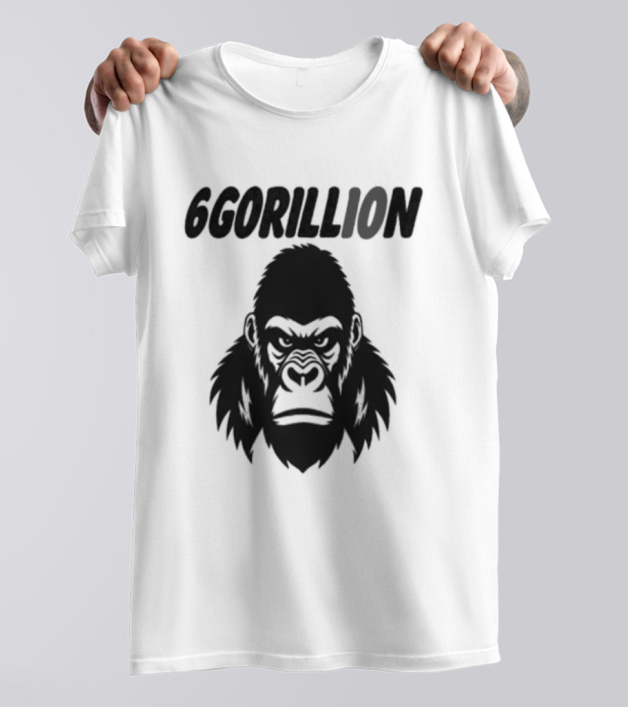 6gorillion Gorilla Face T-Shirt