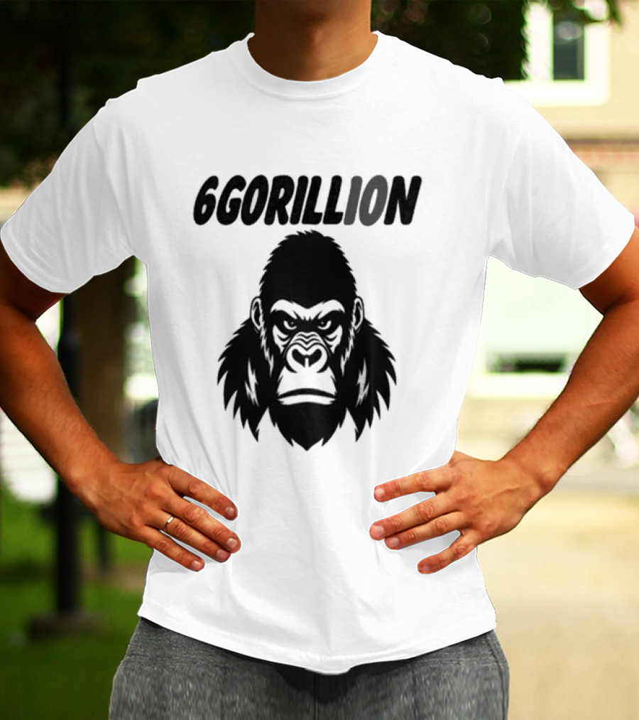 6gorillion Gorilla Face T-Shirt