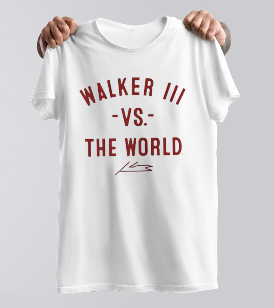 Walker III Vs The World Kansas City Chiefs T-Shirt