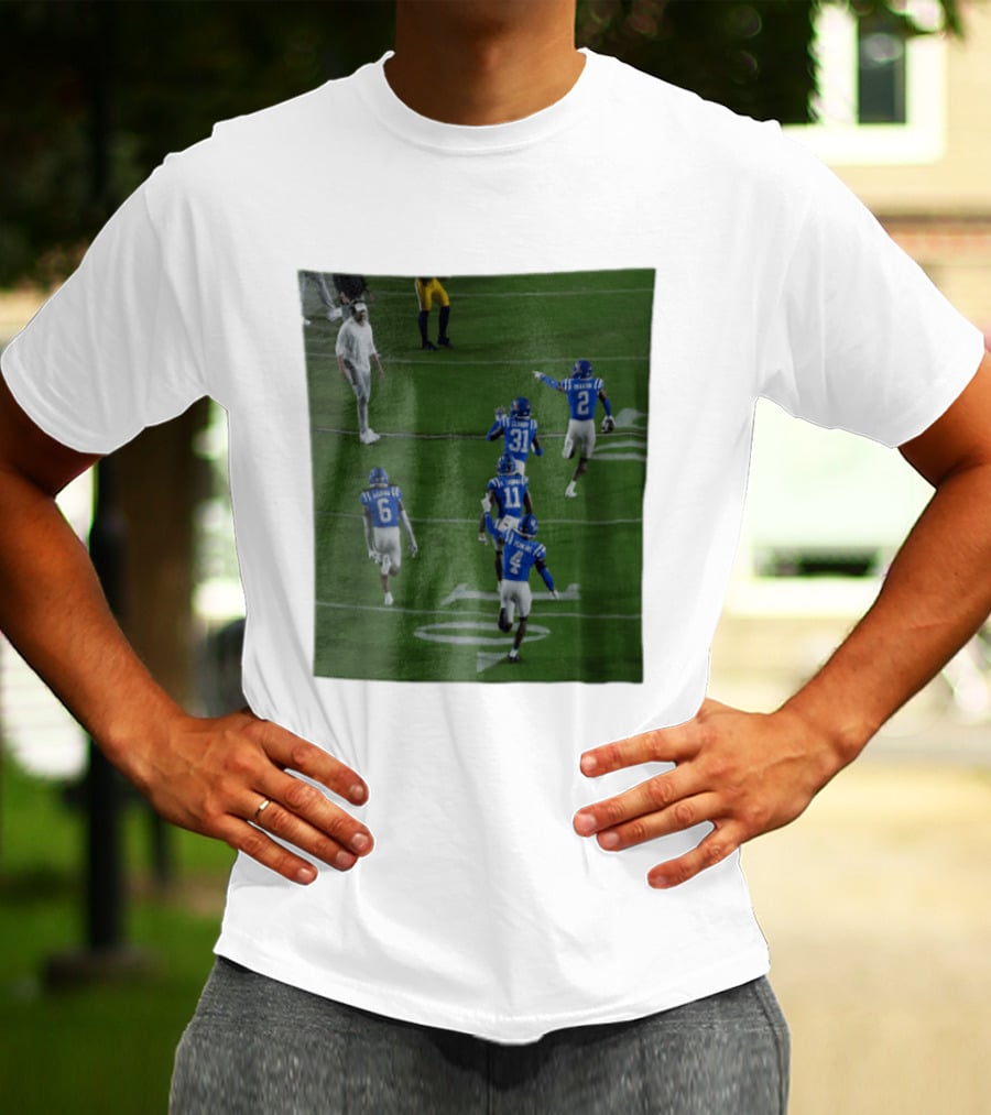 Ole Miss Rebels Aguero Clardy Braxton K Thomas Perkins Football Team Action Scene T-Shirt