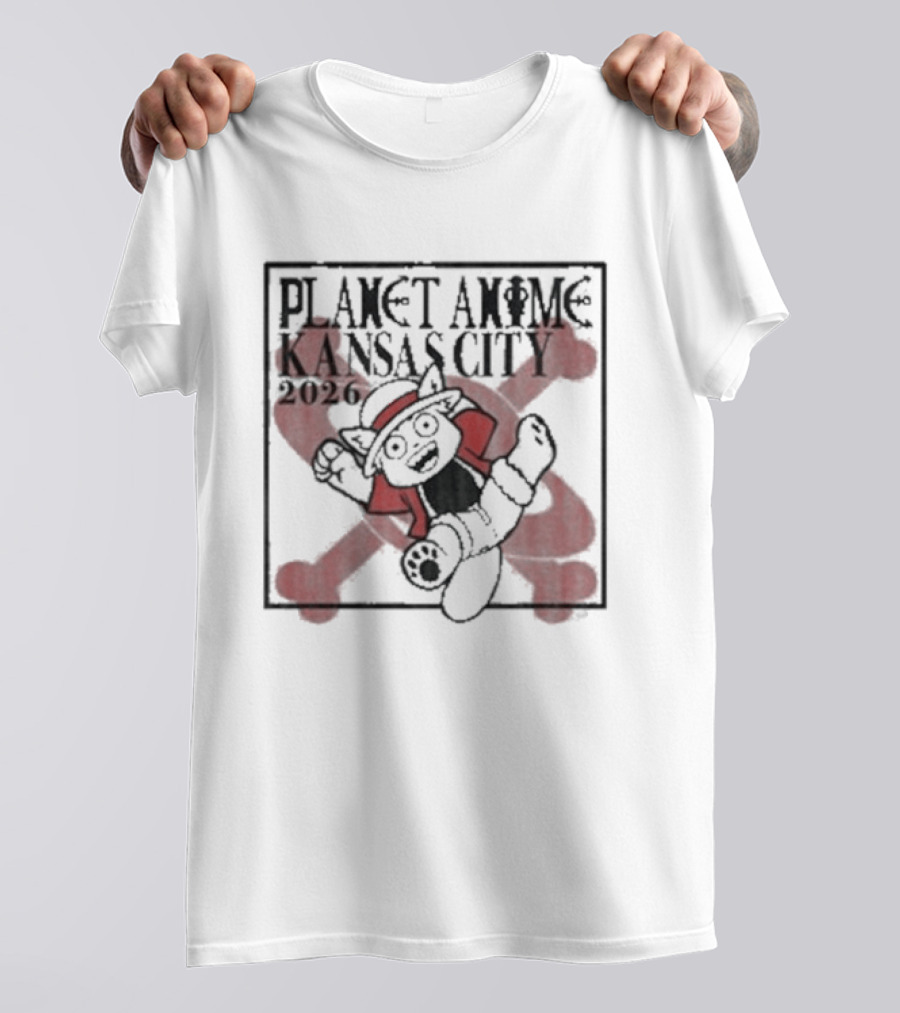 Planet Anime Kansas City 2026 Pirate Panda T-Shirt