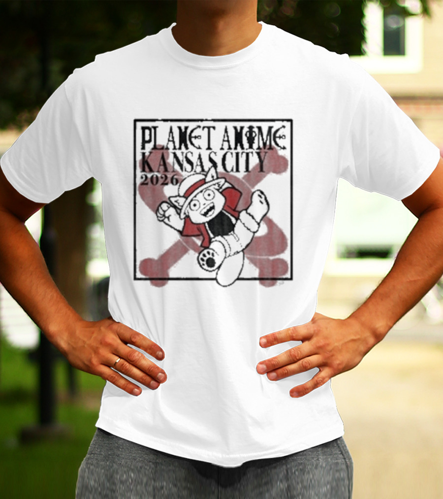 Planet Anime Kansas City 2026 Pirate Panda T-Shirt