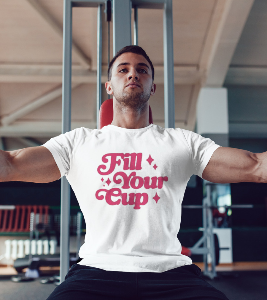 Swig Store Fill Your Cup Tan Camo T-Shirt