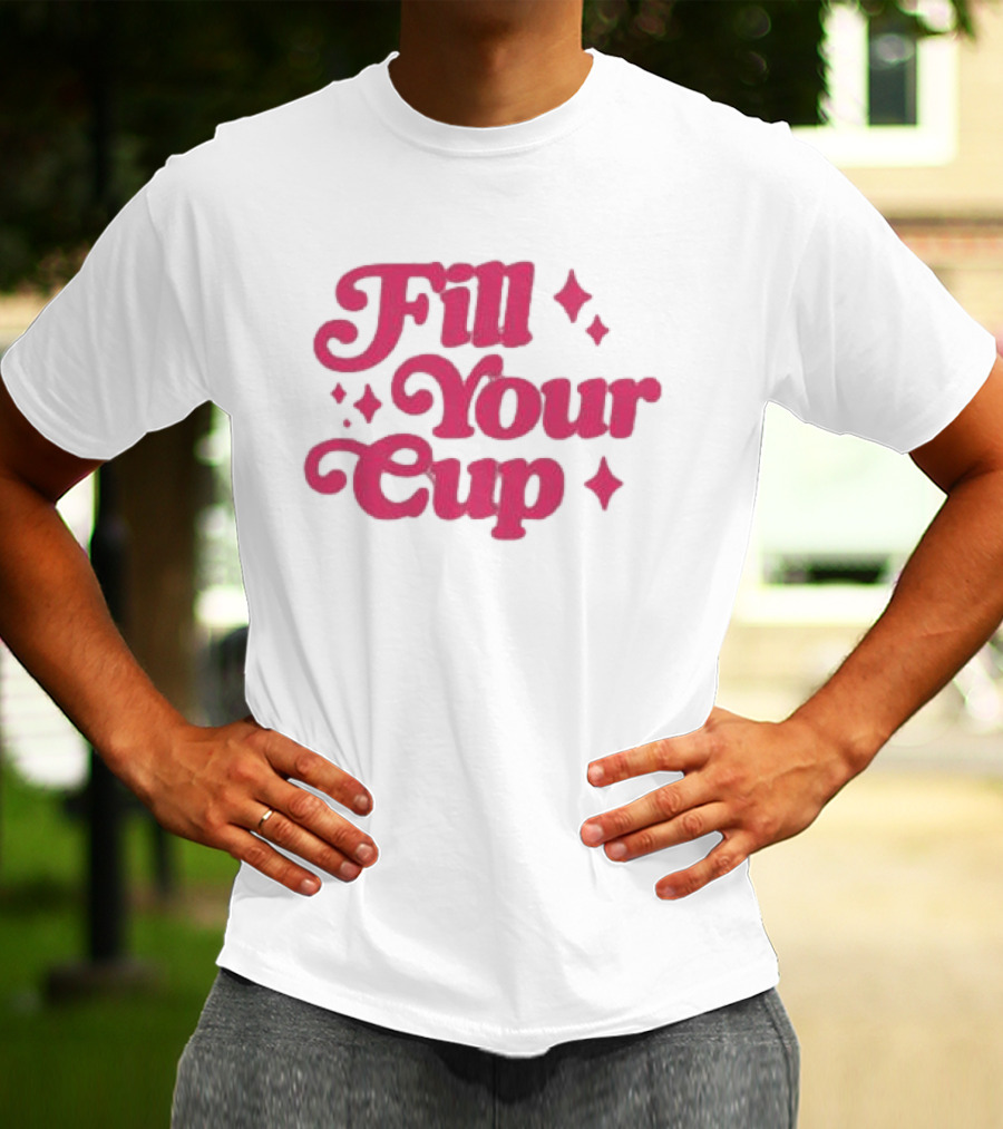 Swig Store Fill Your Cup Tan Camo T-Shirt