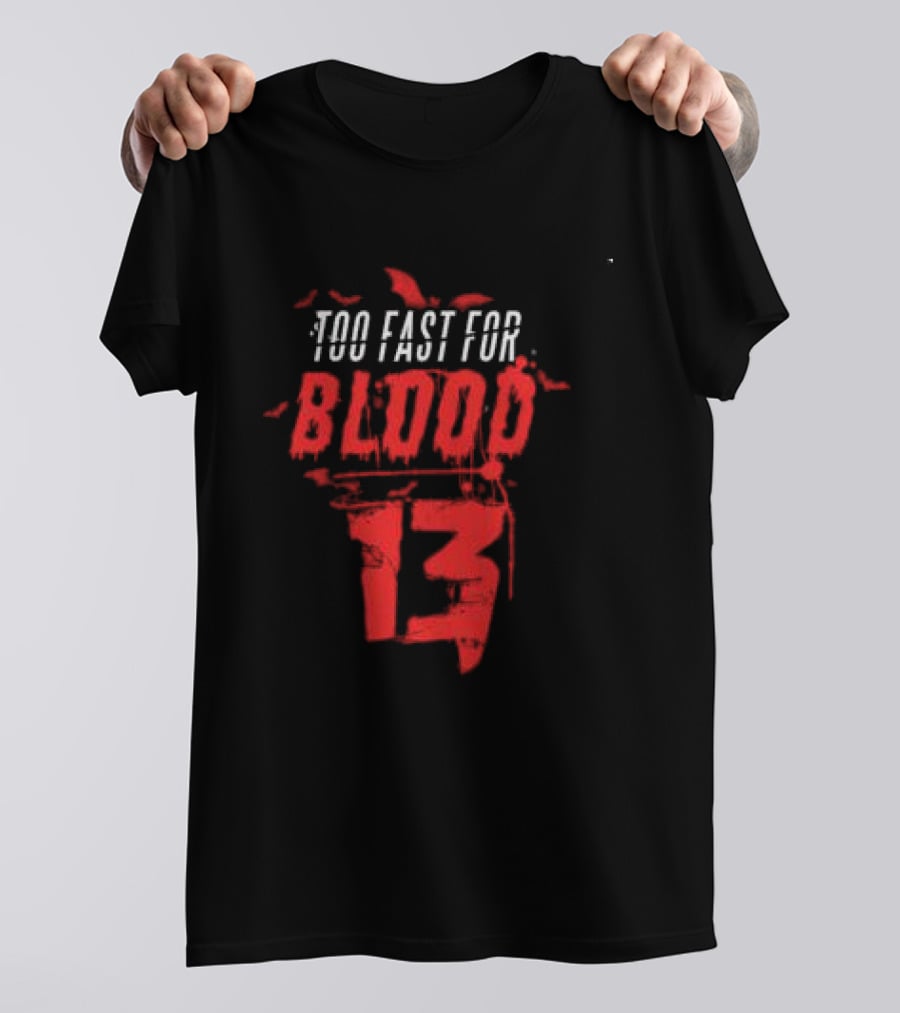 7Hirteenclothing Shop Wednesday 13 Too Fast For Blood Thriller T-Shirt
