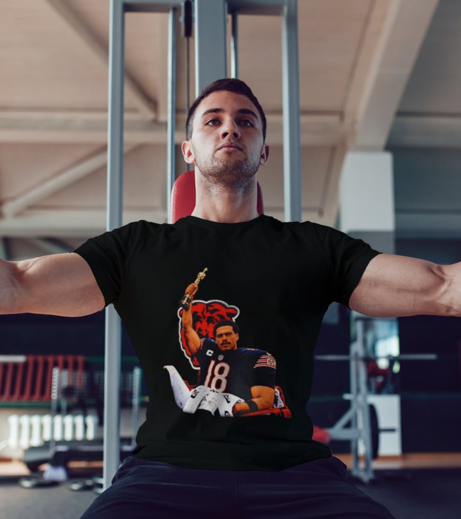 Caleb Williams Chicago Bears Oscar Meme Insight With Iconic Pose And Team Concept T-Shirt