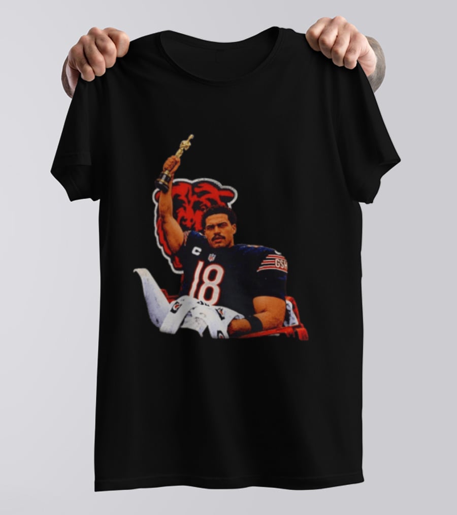 Caleb Williams Chicago Bears Oscar Meme Insight With Iconic Pose And Team Concept T-Shirt