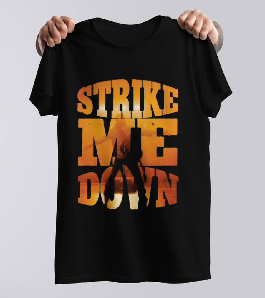 Charles Wesley Godwin Strike Me Down Burnt Orange Cowboy T-Shirt