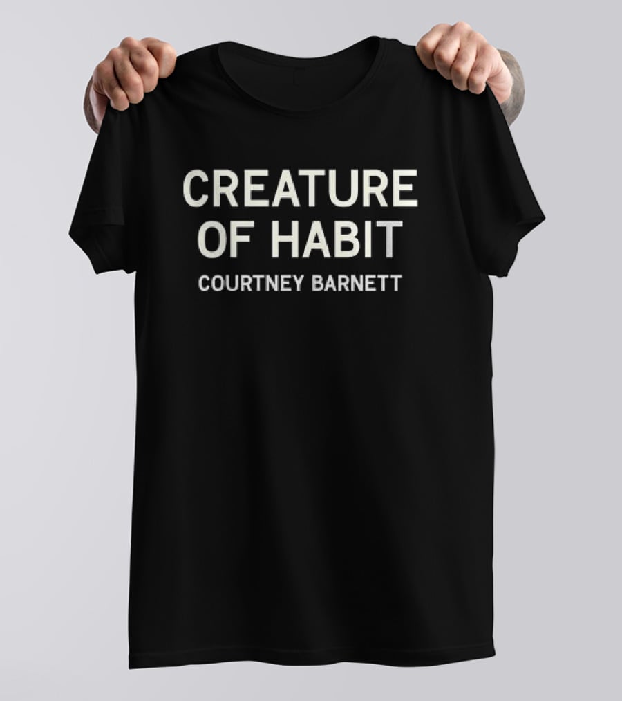 Courtney Barnett Creature Of Habit North America Tour 2026 T-Shirt