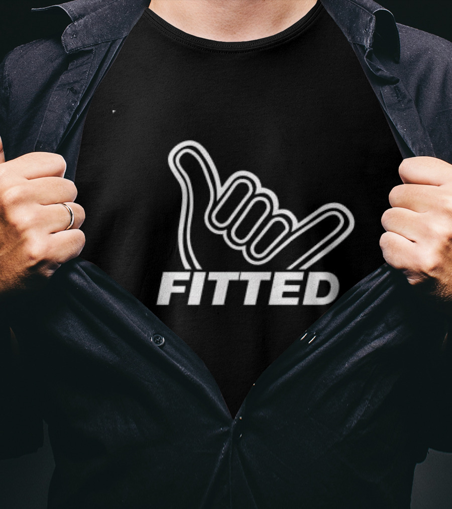 Fitted Hawaii Shaka Hand Fasi Tees T-Shirt