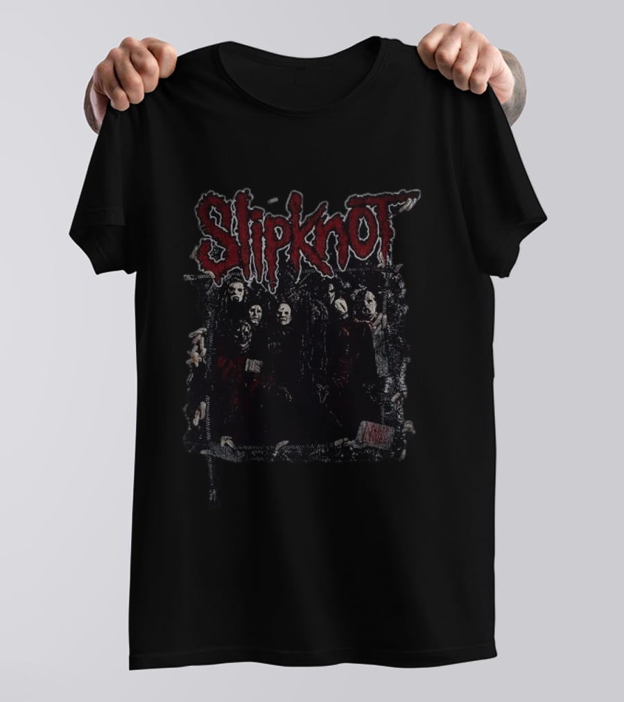 Slipknot Band Members Group Image Impericon Zipped T-Shirt