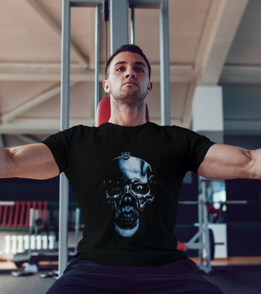 Impericon Ghost Skull Face Creepy Horror Teef T-Shirt