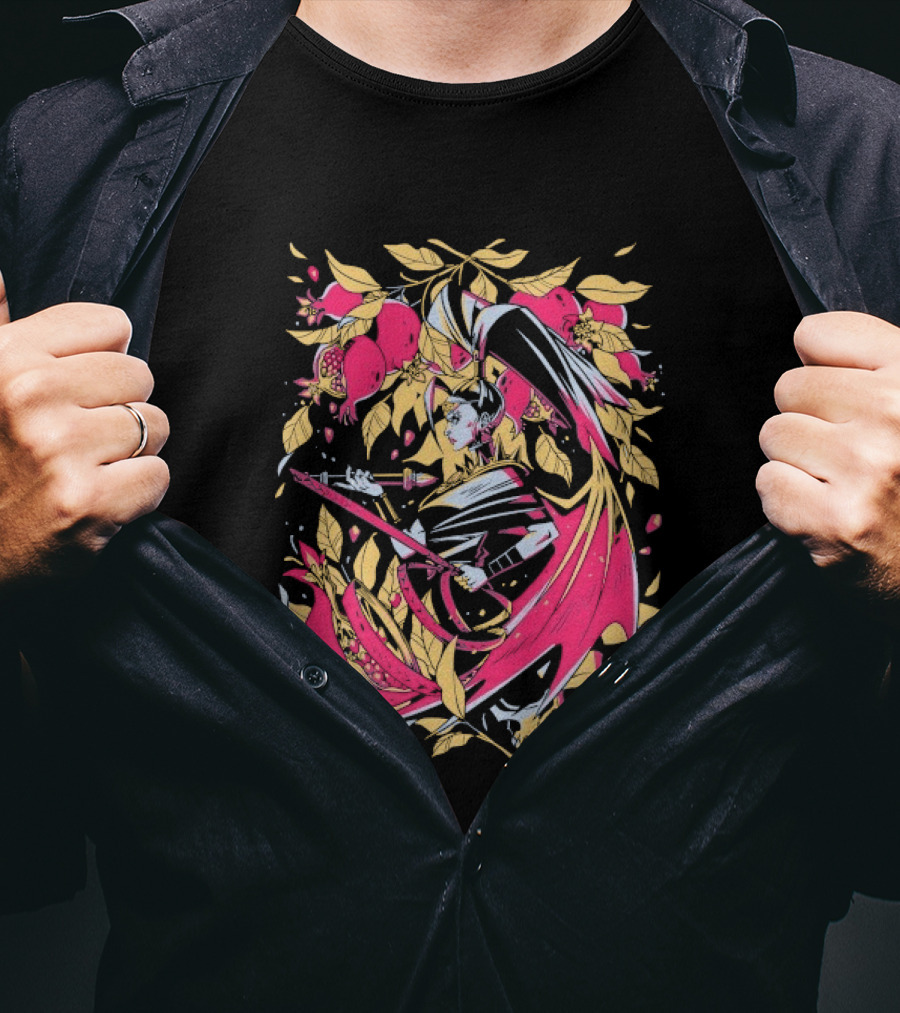 Hades First Of The Furies Mythical Foliage Sword T-Shirt