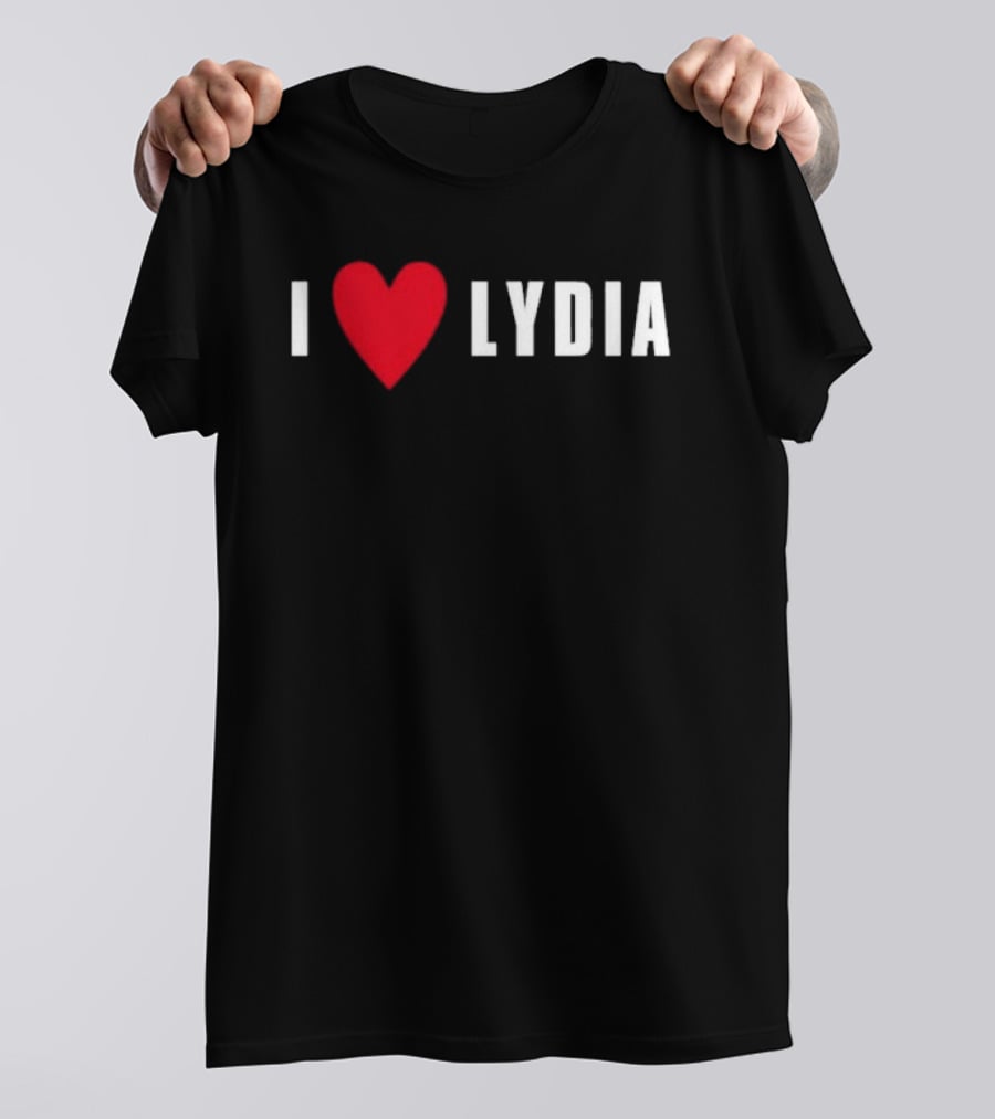 Kori King I Love Lydia Heart T-Shirt