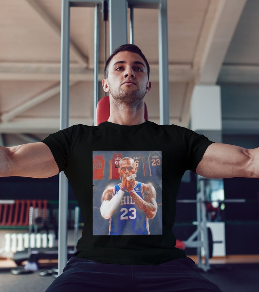 LeBron James Rings Los Angeles Lakers 23 Jerseys 76ers 23 T-Shirt