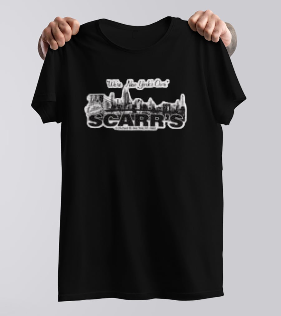 We're New York's Own Scarr's Pizza Store Skyline T-Shirt