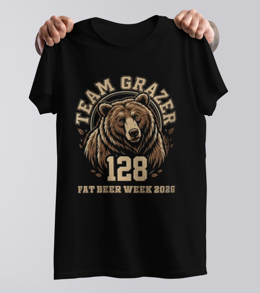 Team Grazer 128 Fat Bear Week 2026 T-Shirt