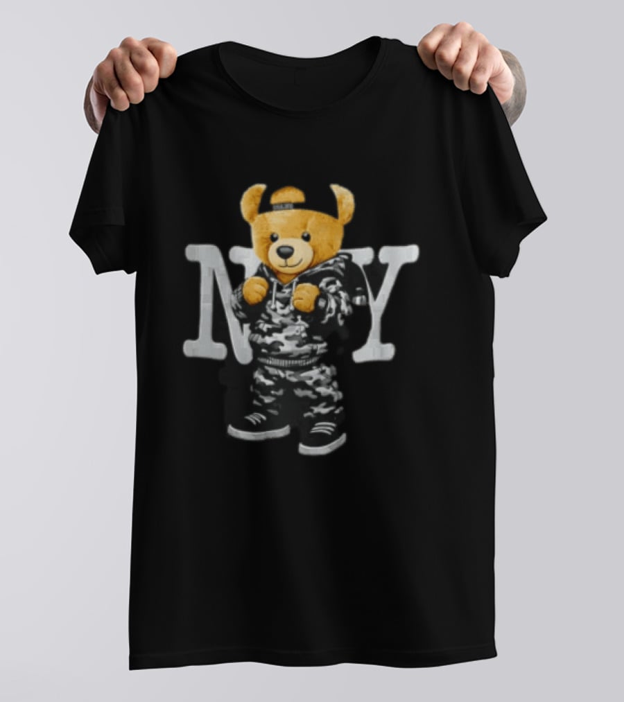 Teddy Bear Camouflage NY T-Shirt