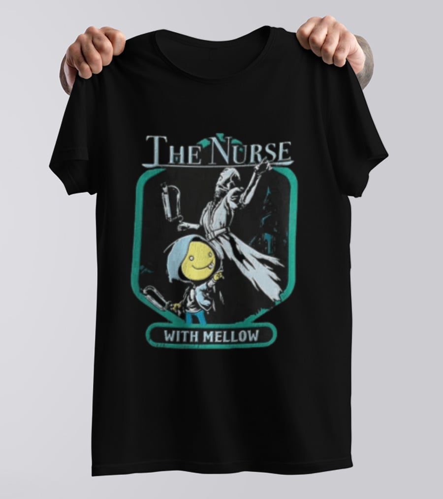 The Nurse With Mellow Holding Syringe Pointing Child T-Shirt