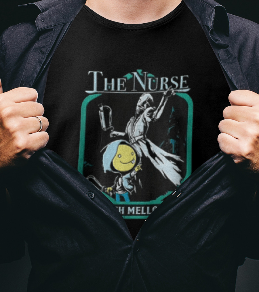 The Nurse With Mellow Holding Syringe Pointing Child T-Shirt