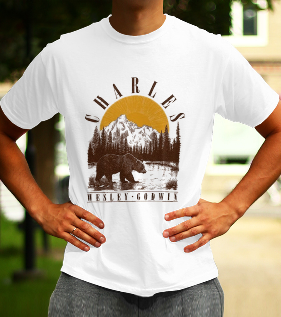 Charles Wesley Godwin Bear Mountain Sunset Forest T-Shirt
