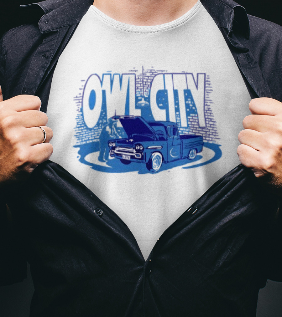 Owl City Vintage Truck Breakdown T-Shirt