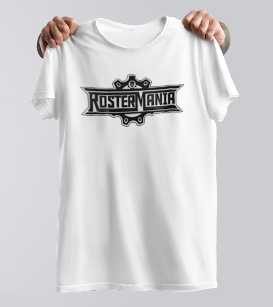 Rostermania Black Skull Gear T-Shirt