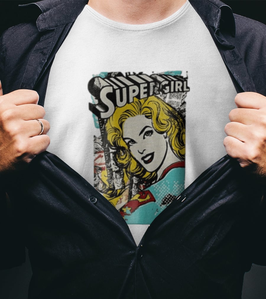 Supergirl DC Comics Blonde Woman Pop T-Shirt