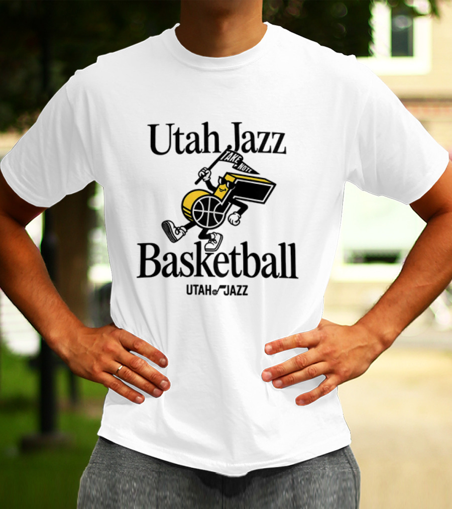 Utah Jazz Take Note Basketball T-Shirt