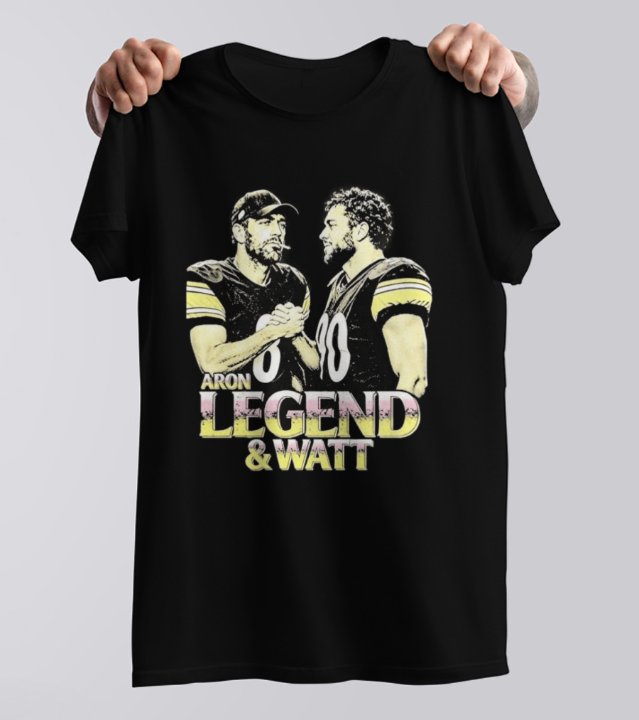 Aron Legend And Watt Steelers Connection T-Shirt