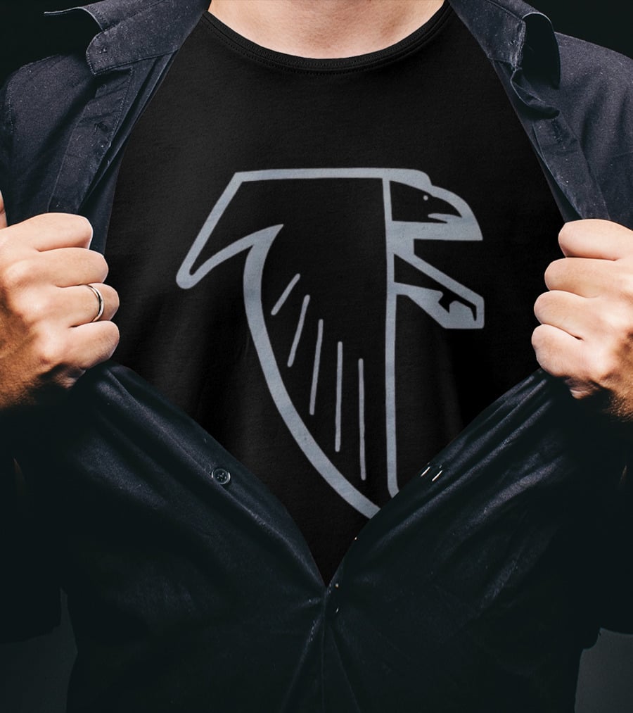 Atlanta Falcons '90 Blackout T-Shirt