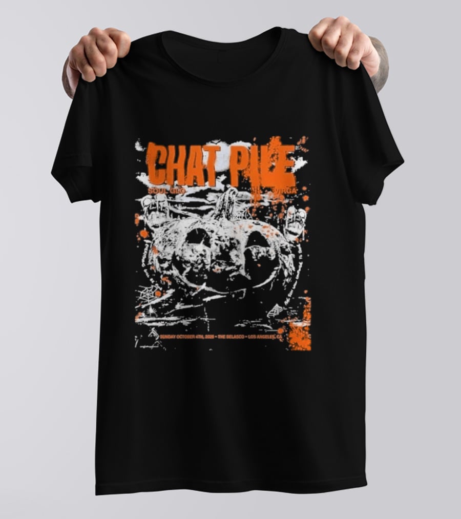 Chat Pile Event October 4 2026 The Belasco Los Angeles CA Sonic Gig T-Shirt