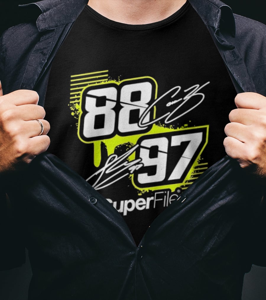 Connor Zilisch 88 Shane Van Gisbergen 97 SuperFile T-Shirt