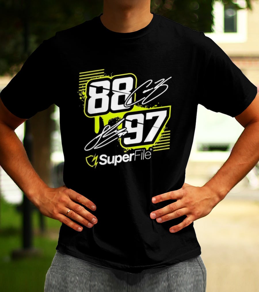 Connor Zilisch 88 Shane Van Gisbergen 97 SuperFile T-Shirt