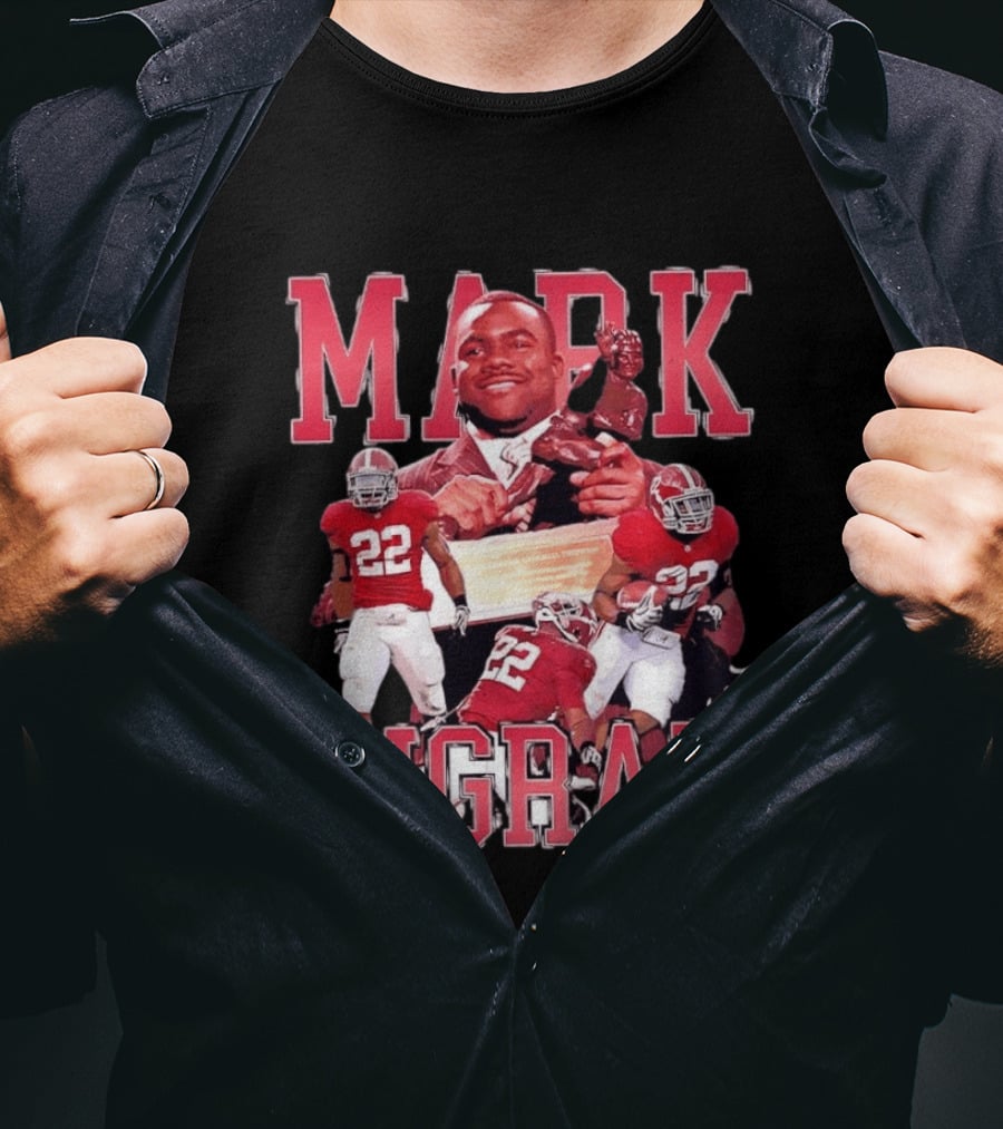 Mark Ingram Alabama Crimson Tide NCAA Football Collage 22 T-Shirt