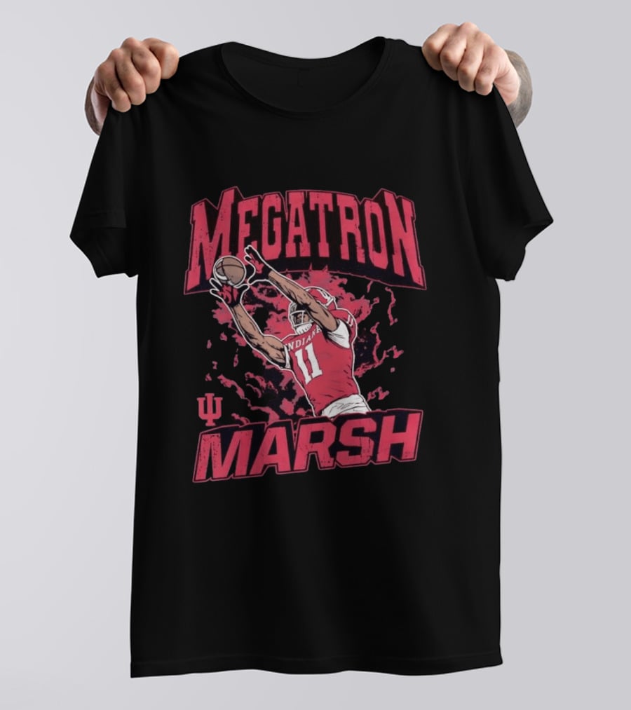 Megatron Marsh Indiana Hoosiers No 11 Football T-Shirt