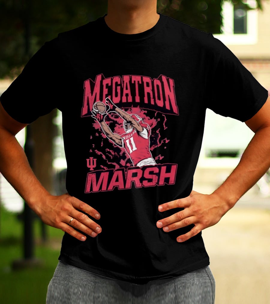 Megatron Marsh Indiana Hoosiers No 11 Football T-Shirt