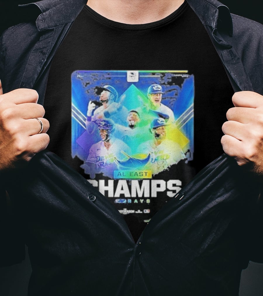 Postseason Al East Champs Rays Fifth Time Original Tampa Bay 2026 T-Shirt
